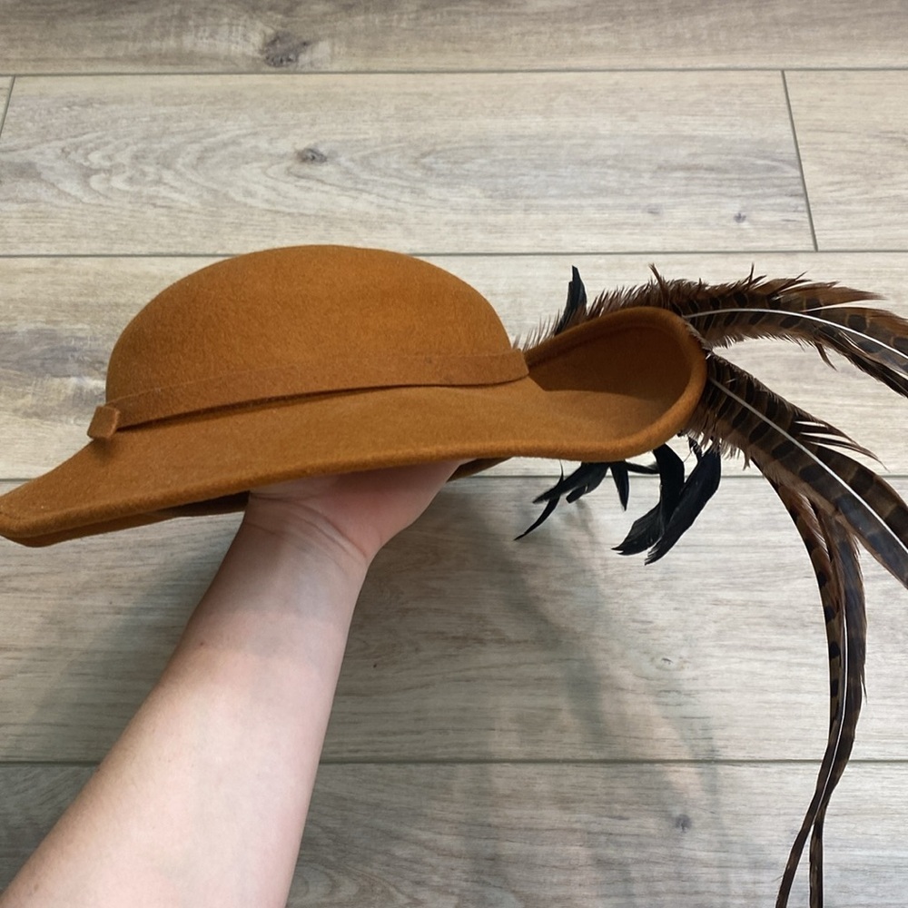 Vintage Jack McConnell‎ Boutique Feather Hat - Picture 9 of 10